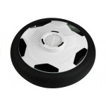 Lietajúci futbalový disk čierno-biely